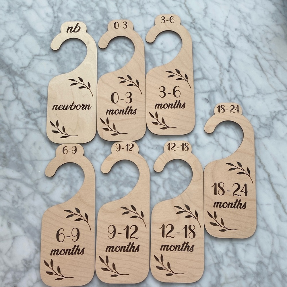 New Wooden Baby Closet Dividers